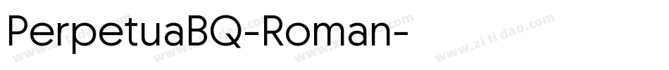 PerpetuaBQ-Roman字体转换