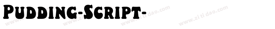 Pudding-Script字体转换