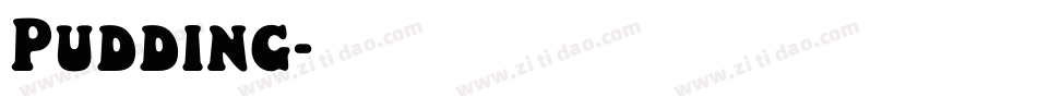 Pudding字体转换