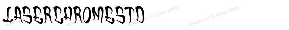 LaserChromeStd字体转换