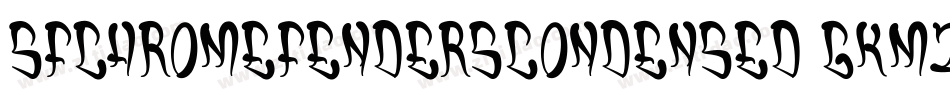 SfChromeFendersCondensed-GKmZ字体转换 SfChromeFendersCondensed-GKmZ字体转换