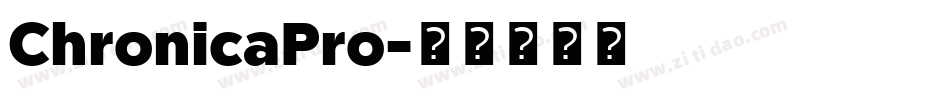 ChronicaPro字体转换