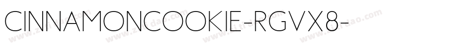 CinnamonCookie-rgvX8字体转换