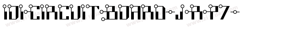 101CircuitBoard-jRP7字体转换