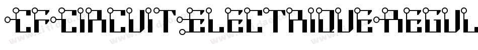 CfCircuitElectriqueRegular-doYV字体转换