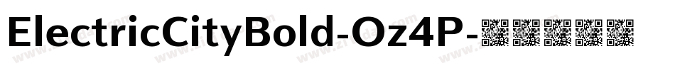ElectricCityBold-Oz4P字体转换