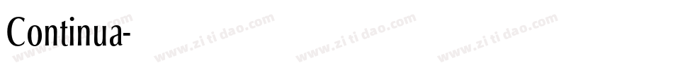Continua字体转换