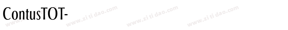ContusTOT字体转换