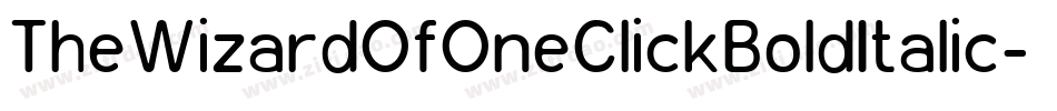 TheWizardOfOneClickBoldItalic-mL1lj字体转换