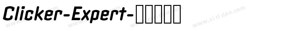 Clicker-Expert字体转换