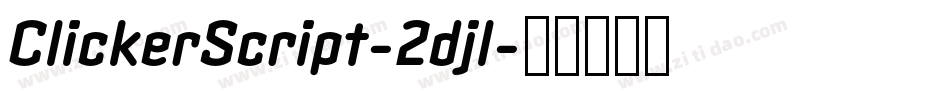 ClickerScript-2djl字体转换