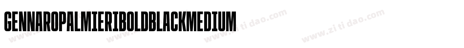 GennaroPalmieriBoldBlackMedium-qpw0字体转换 GennaroPalmieriBoldBlackMedium-qpw0字体转换