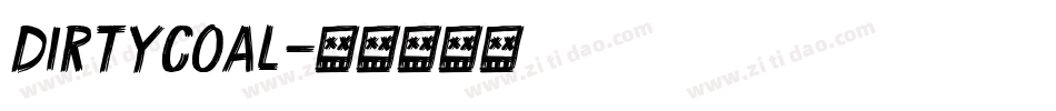 DirtyCoal字体转换