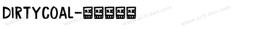 DirtyCoal字体转换