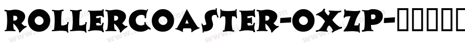 RollerCoaster-OxZP字体转换
