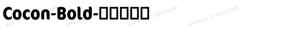 Cocon-Bold字体转换