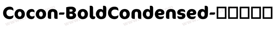 Cocon-BoldCondensed字体转换