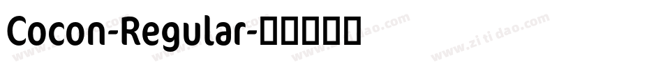 Cocon-Regular字体转换