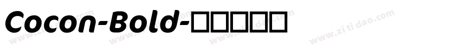 Cocon-Bold字体转换