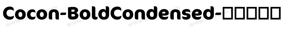Cocon-BoldCondensed字体转换