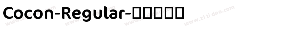 Cocon-Regular字体转换