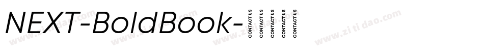 NEXT-BoldBook字体转换