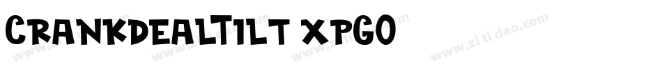 CrankdealTilt-xpGO字体转换
