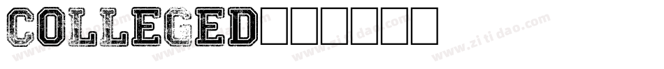 Colleged字体转换