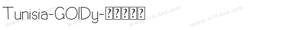 Tunisia-GOlDy字体转换