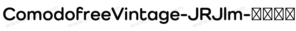 ComodofreeVintage-JRJlm字体转换