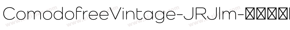 ComodofreeVintage-JRJlm字体转换