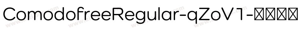 ComodofreeRegular-qZoV1字体转换