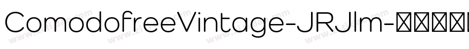 ComodofreeVintage-JRJlm字体转换
