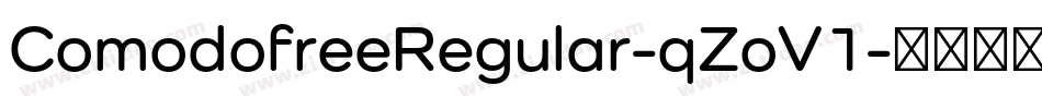 ComodofreeRegular-qZoV1字体转换