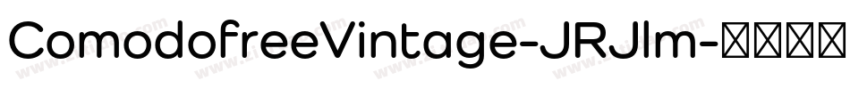 ComodofreeVintage-JRJlm字体转换