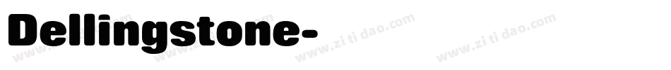 Dellingstone字体转换