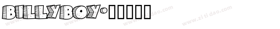 BillyBoy字体转换