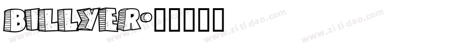 Billyer字体转换