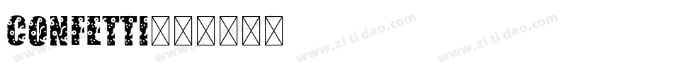 Confetti字体转换