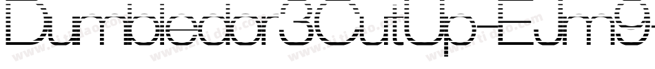 Dumbledor3CutUp-EJm9字体转换