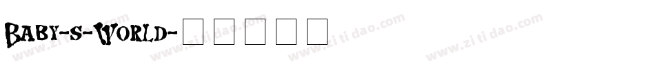 Baby-s-World字体转换
