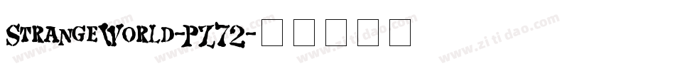 StrangeWorld-PZ72字体转换