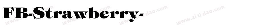 FB-Strawberry字体转换