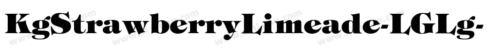 KgStrawberryLimeade-LGLg字体转换