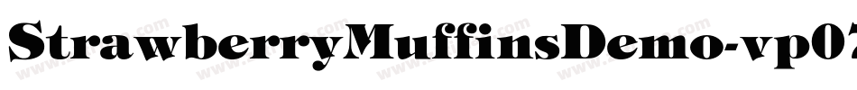 StrawberryMuffinsDemo-vp07字体转换