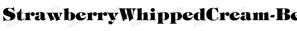StrawberryWhippedCream-Be6l字体转换
