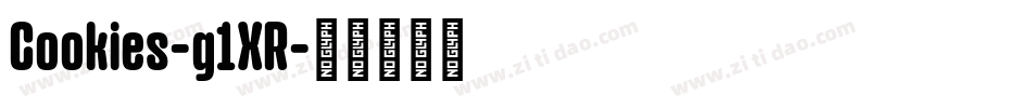 Cookies-g1XR字体转换
