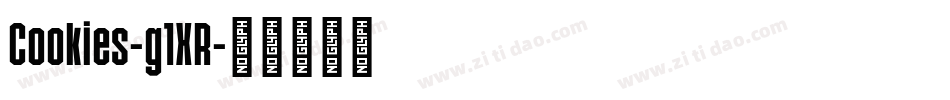 Cookies-g1XR字体转换