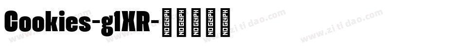 Cookies-g1XR字体转换