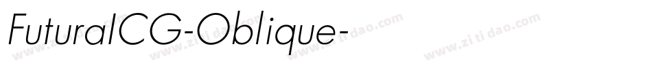 FuturaICG-Oblique字体转换